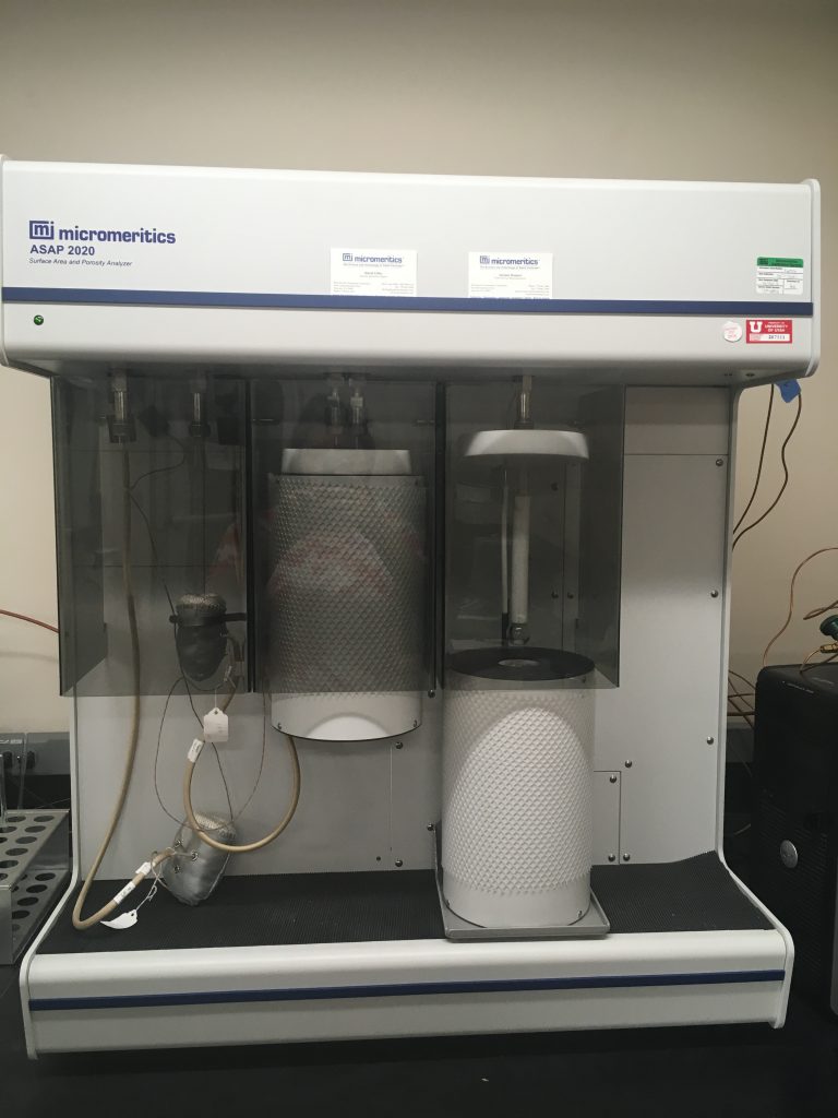 Micromeritics ASAP 2020 | Materials Characterization Lab